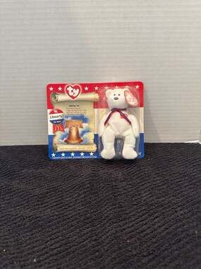1996 TY Beanie Baby Libearty the Bear RARE in Box